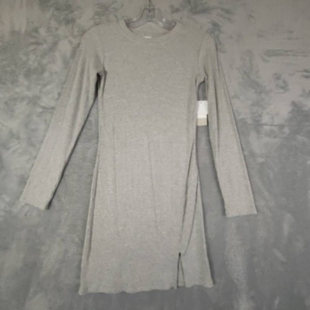 BP‎ Dress Womens XXS Gray Tee Shirt Heathered Comfort Crew Neck Stretch New